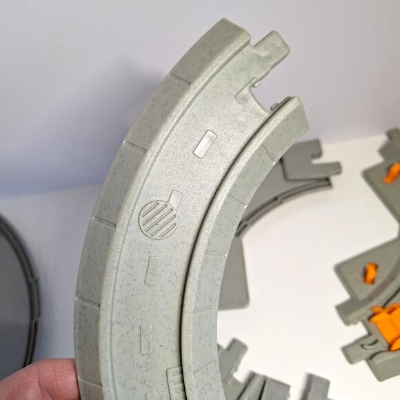 GeoTrax Gray Switch Straight Curved Intersection Road Train Track Lot - Picture 6 of 8